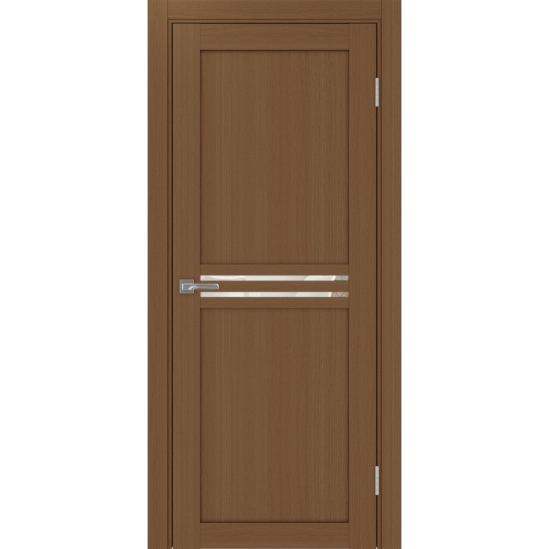 Межкомнатная дверь Турин 552.12, цвет орех NL, заполнение Зеркало/Зеркало, размер 200*80 см.