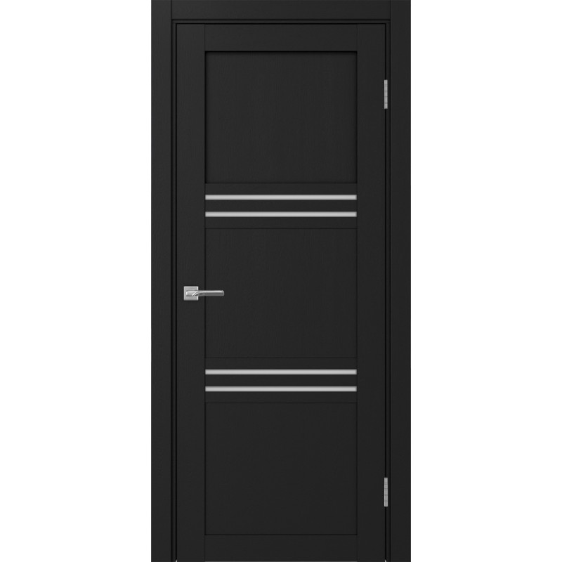 Межкомнатная дверь Турин 553.12, цвет Антрацит стекло Мателюкс, размер 80*200 см.