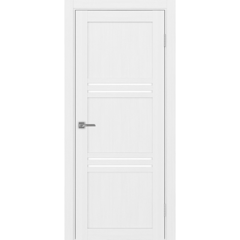 Межкомнатная дверь Турин 553.12, цвет белый лёд, заполнение LACбелый, размер 200*80 см.