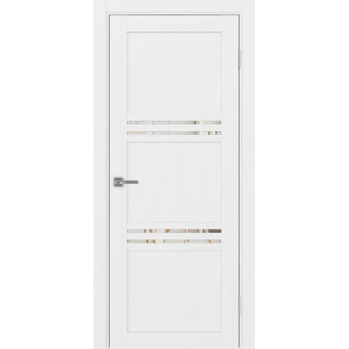 Турин 553.12, цвет белый лёд, заполнение Зеркало/Зеркало, размер 200*80 см.