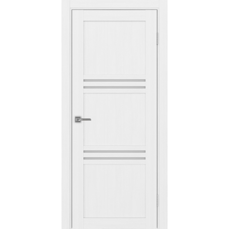 Межкомнатная дверь Турин 553.12, цвет белый лёд, заполнение Мателюкс, размер 200*80 см.