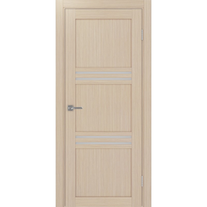Межкомнатная дверь Турин 553.12, цвет Дуб беленый FL стекло Мателюкс, размер 80*200 см.