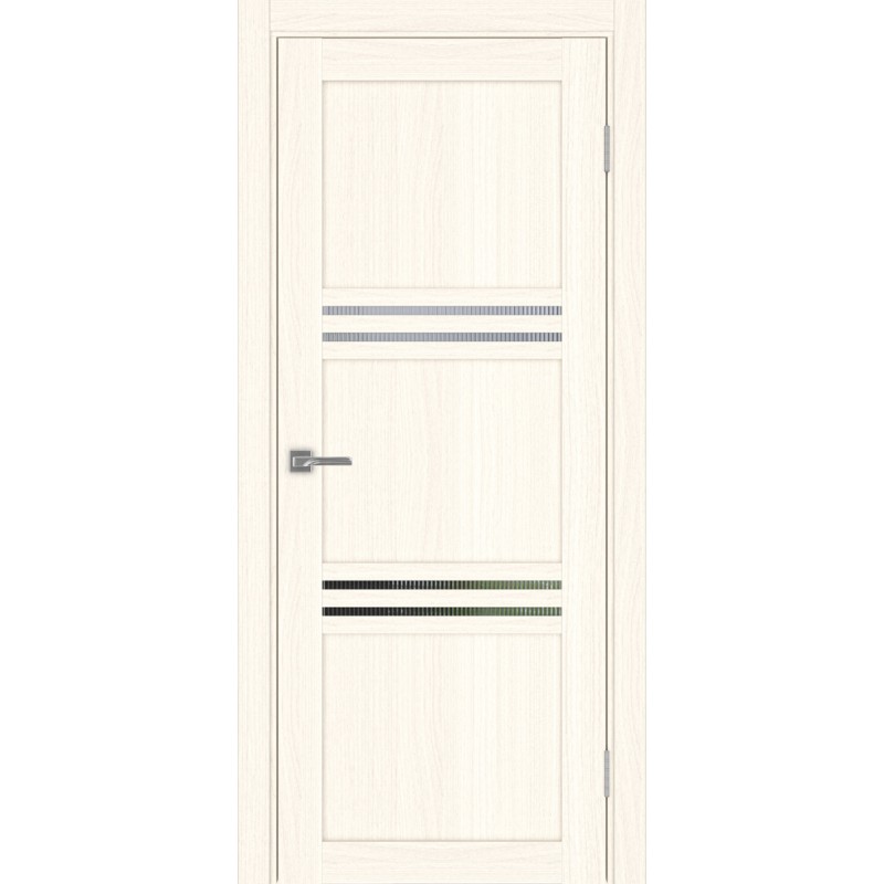 Межкомнатная дверь Турин 553.12, цвет ясень светлый, заполнение Мору, размер 200*80 см.