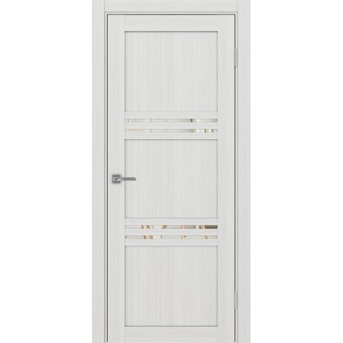 Турин 553.12, цвет Ясень серебристый стекло Зеркало/Зеркало, размер 80*200 см.