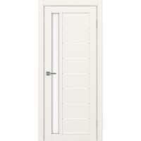 Турин 554.21, цвет Бежевый стекло LACбелый, размер 80*200 см.