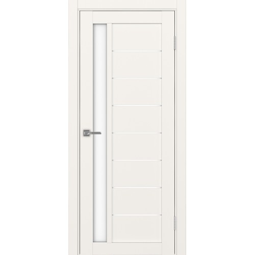 Турин 554.21, цвет Бежевый стекло LACбелый, размер 80*200 см.