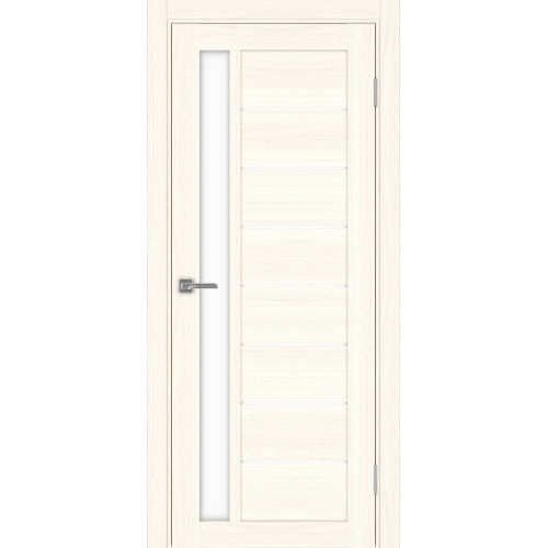 Турин_554.21, цвет Ясень светлый стекло LACбелый, размер 80*200 см.