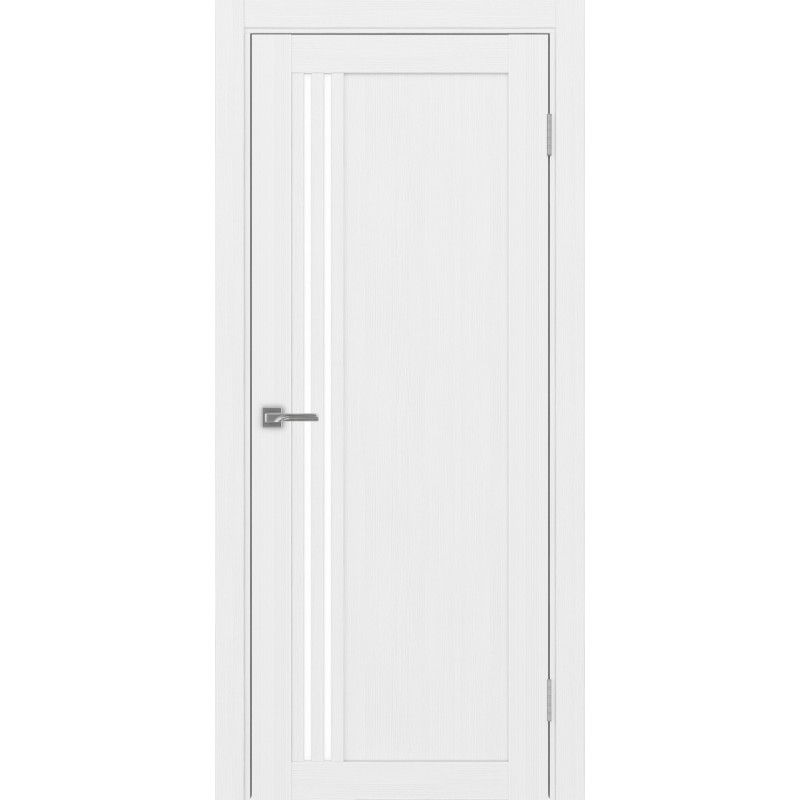 Межкомнатная дверь Турин 555.21, цвет белый лёд, заполнение LACбелый, размер 200*80 см.