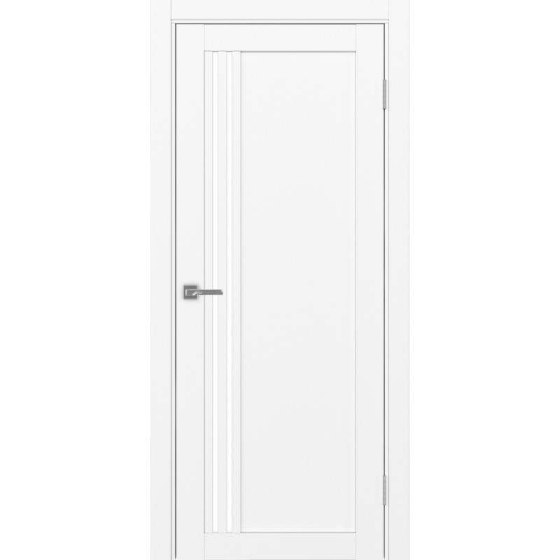 Межкомнатная дверь Турин 555.21, цвет белый снежный, заполнение LACбелый, размер 200*80 см.