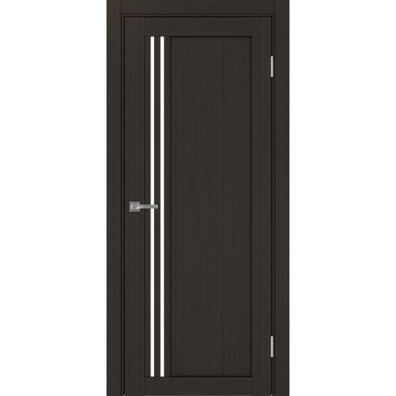 Межкомнатная дверь Турин 555.21, цвет венге FL, заполнение LACбелый, размер 200*80 см.