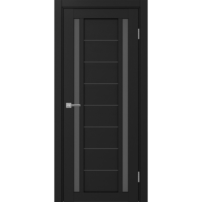 Межкомнатная дверь Турин 558.212, цвет Антрацит стекло Графит матовое, размер 80*200 см.