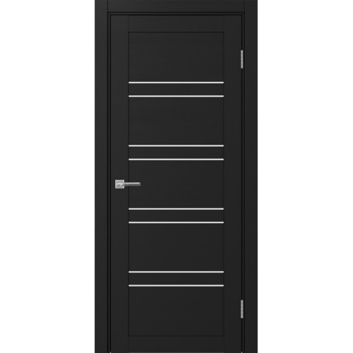 Турин 560.12, цвет Антрацит стекло LACбелый, размер 80*200 см.