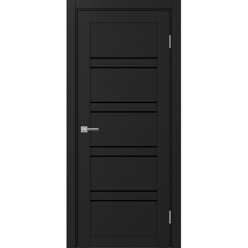 Турин 560.12, цвет Антрацит стекло LACчерный, размер 80*200 см.