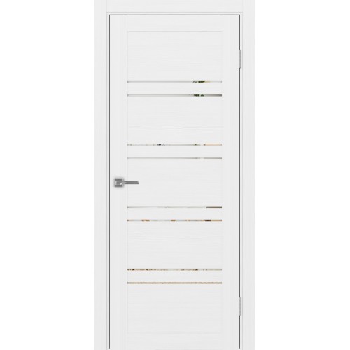 Турин 560.12, цвет белый лёд, заполнение Зеркало, размер 200*80 см.