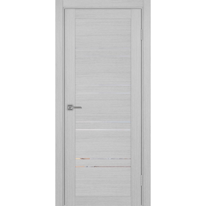 Межкомнатная дверь Турин 560.12, цвет дуб серый FL, заполнение Прозрачное, размер 200*80 см.