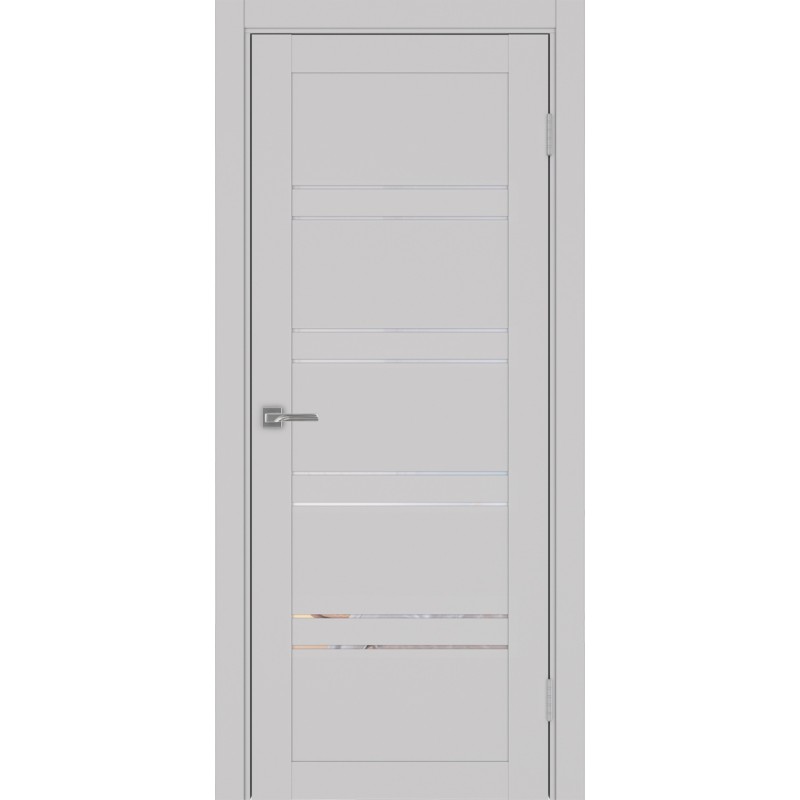 Межкомнатная дверь Турин 560.12, цвет пепельный, заполнение Прозрачное, размер 200*80 см.