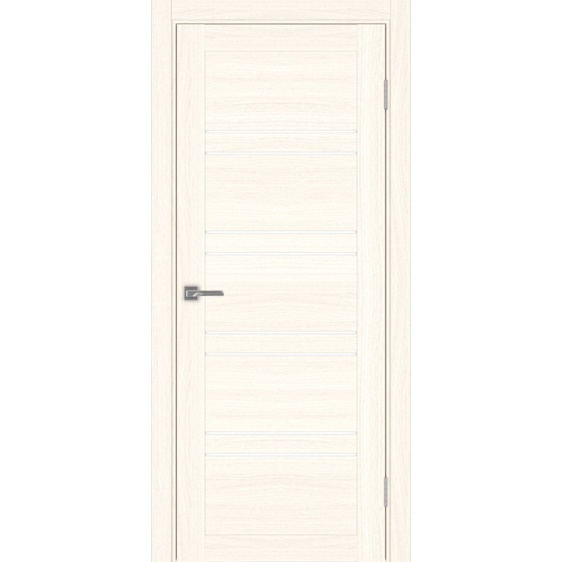 Межкомнатная дверь Турин 560.12, цвет ясень светлый, заполнение LACбелый, размер 200*80 см.