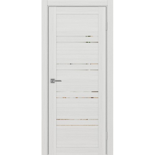 Турин 560.12, цвет ясень серебристый, заполнение Зеркало, размер 200*80 см.