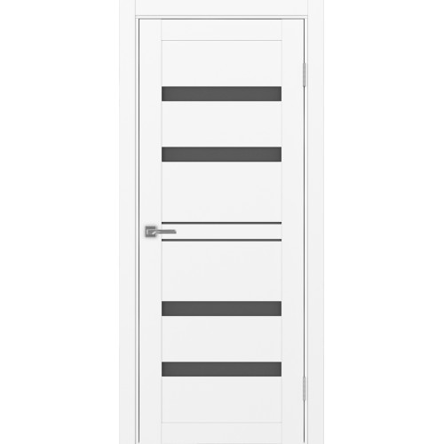 Турин 561.12, цвет белый снежный, заполнение Графит матовое, размер 200*80 см.