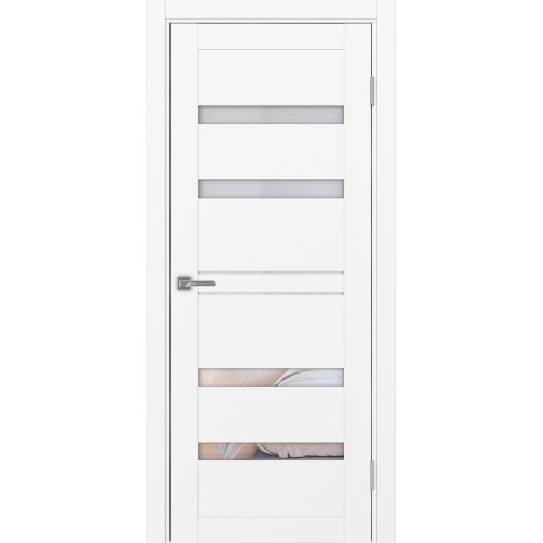 Турин 561.12, цвет белый снежный, заполнение Прозрачное, размер 200*80 см.