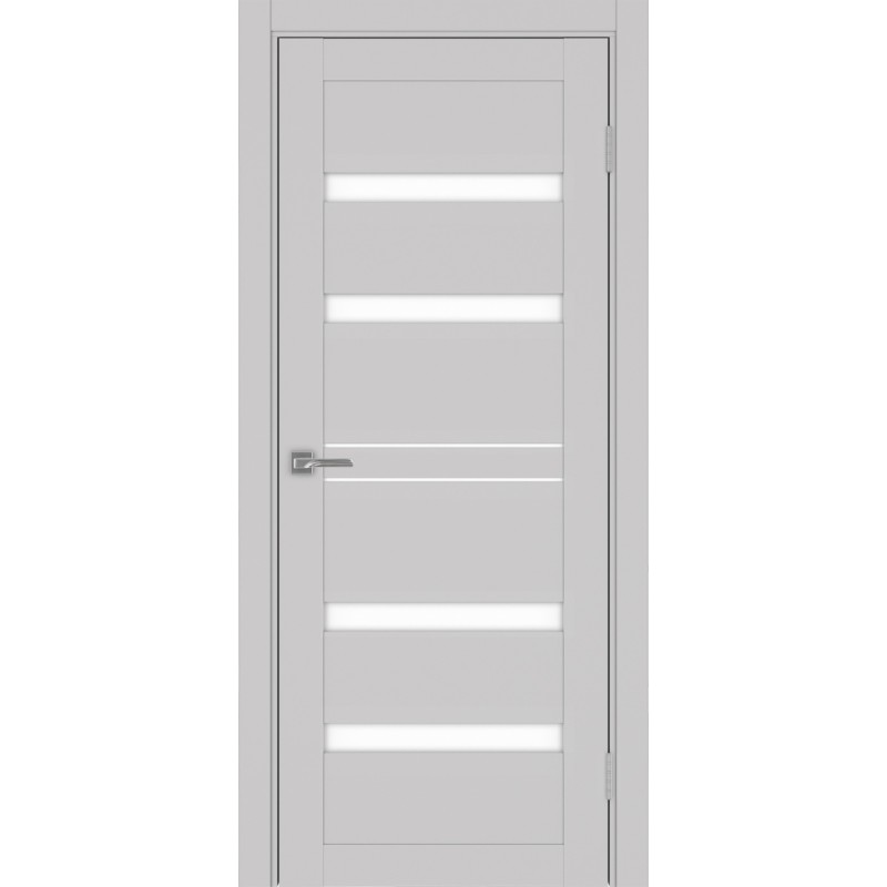 Межкомнатная дверь Турин 561.12, цвет пепельный, заполнение LACбелый, размер 200*80 см.