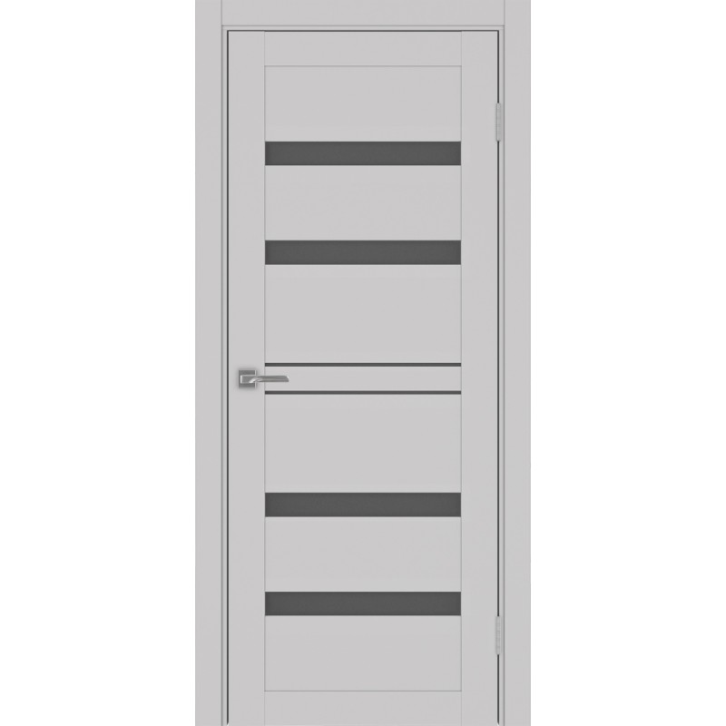Межкомнатная дверь Турин 561.12, цвет пепельный, заполнение Графит матовое, размер 200*80 см.