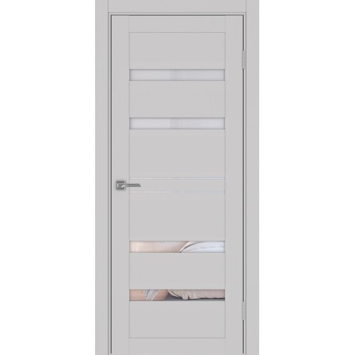 Турин 561.12, цвет пепельный, заполнение Прозрачное, размер 200*80 см.