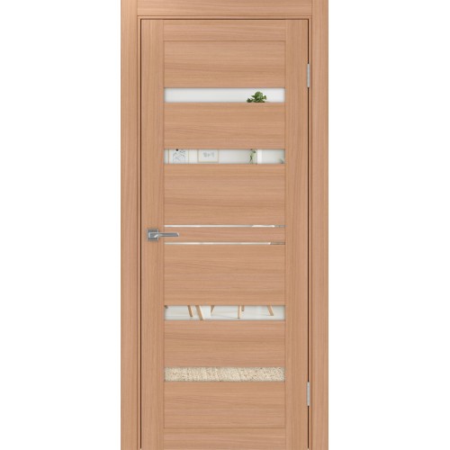 Турин 561.12, цвет ясень тёмный, заполнение Зеркало, размер 200*80 см.