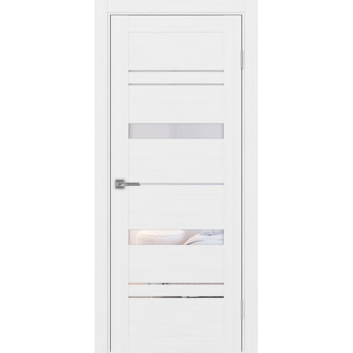 Турин 562.12, цвет белый лёд, заполнение Прозрачное, размер 200*80 см.