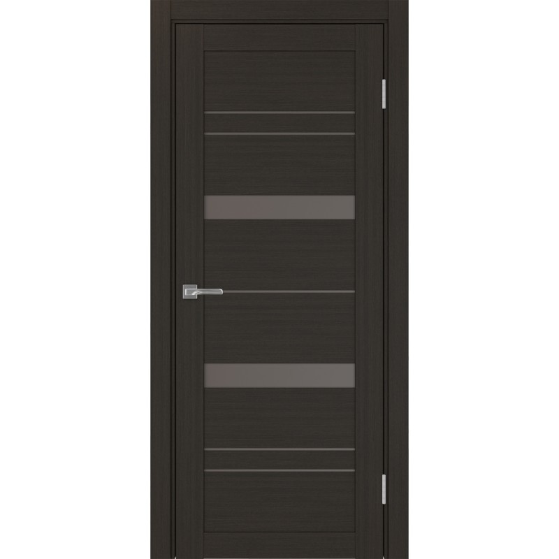 Межкомнатная дверь Турин 562.12, цвет венге FL, заполнение Бронза матовое, размер 200*80 см.