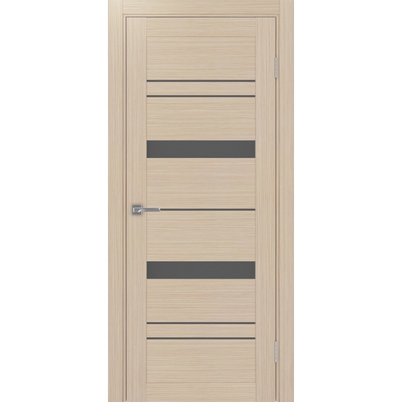 Межкомнатная дверь Турин 562.12, цвет дуб беленый FL, заполнение Графит матовое, размер 200*80 см.