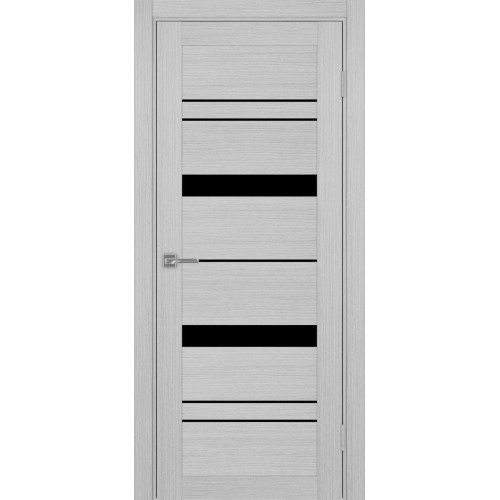 Турин 562.12, цвет дуб серый FL, заполнение LACчерный, размер 200*80 см.