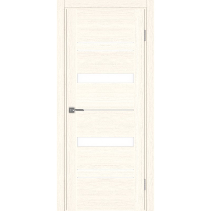 Межкомнатная дверь Турин 562.12, цвет ясень светлый, заполнение LACбелый, размер 200*80 см.