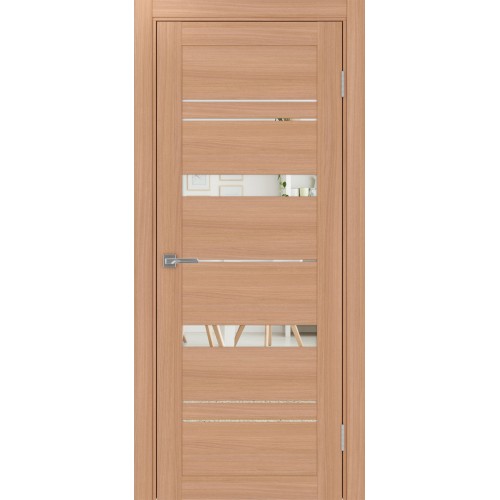 Турин 562.12, цвет ясень тёмный, заполнение Зеркало, размер 200*80 см.