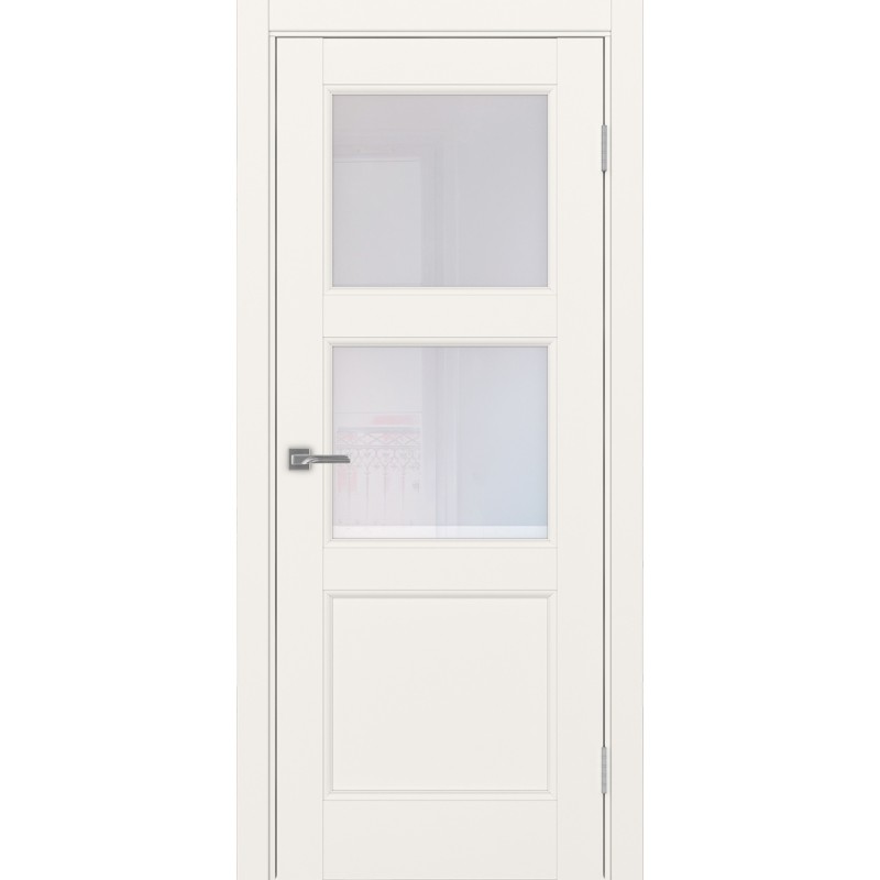 Межкомнатная дверь Турин Neo 530.221, цвет, бежевый, заполнение Прозрачное, размер 200*40 см.