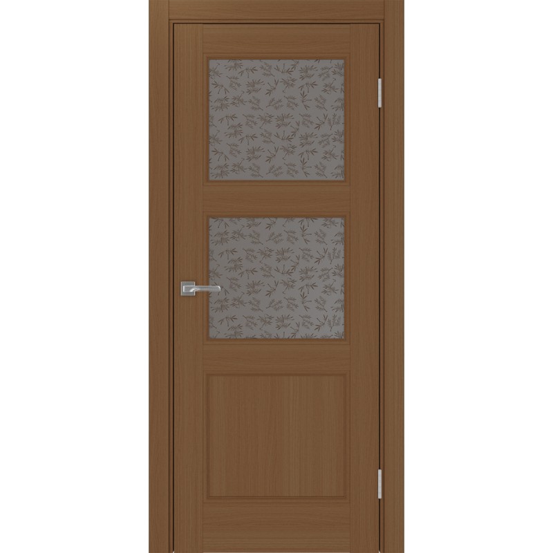 Межкомнатная дверь Турин Neo 530.221, цвет орех NL, заполнение Дали бронзовое, размер 200*40 см.