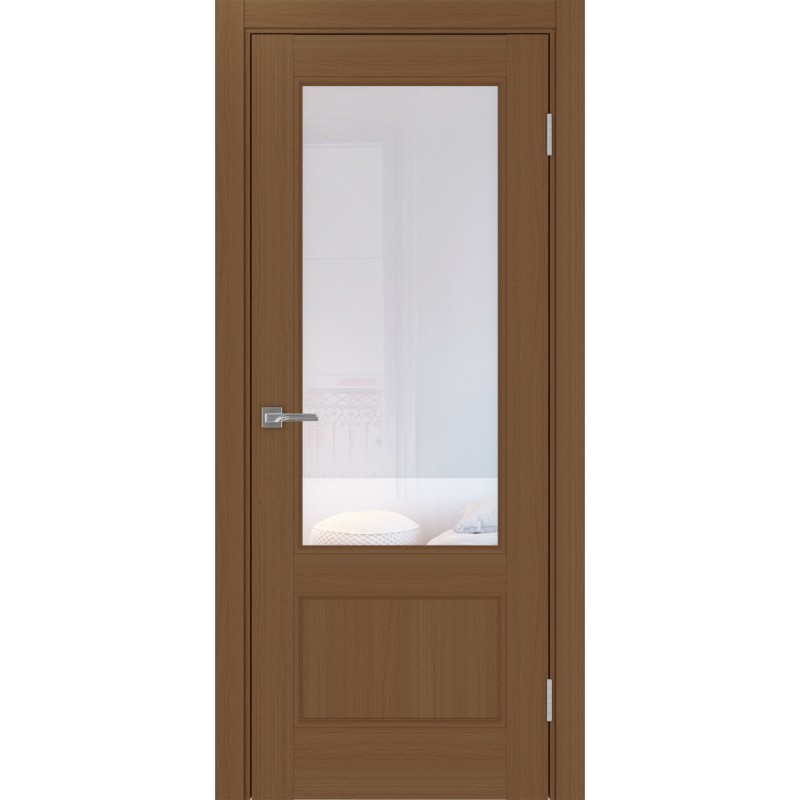 Межкомнатная дверь Турин Neo 540ПФ.21, цвет орех NL, заполнение Прозрачное, размер 200*80 см.