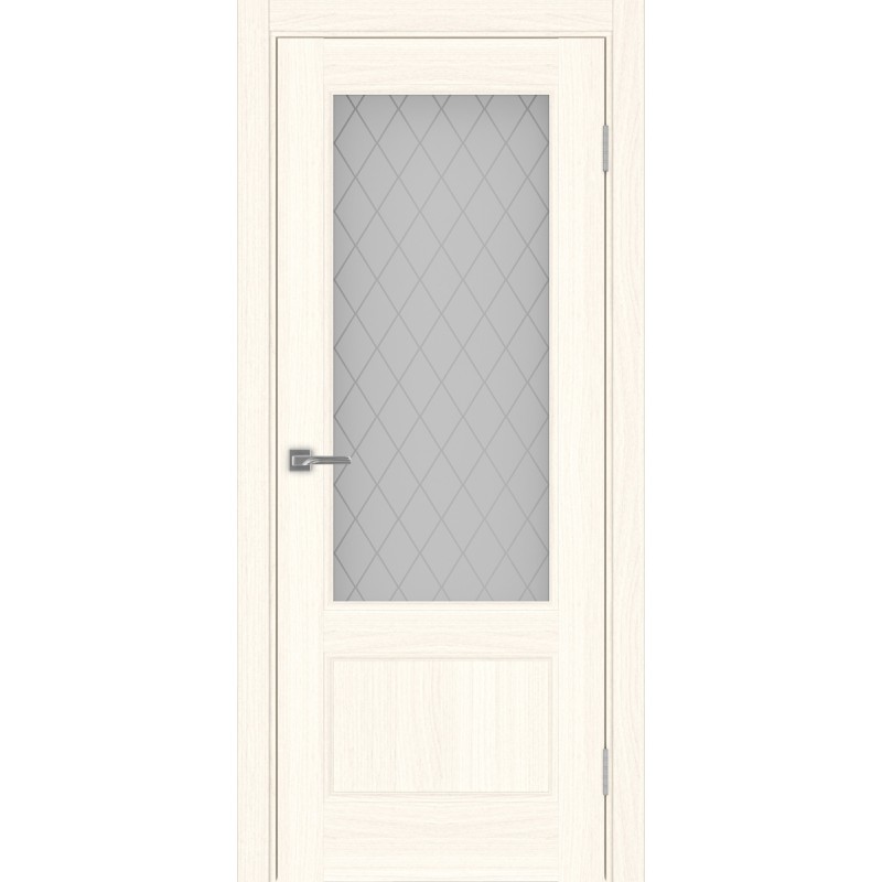 Межкомнатная дверь Турин Neo 540ПФ.21, цвет ясень светлый, заполнение Кристалл бесцветное, размер 200*80 см.