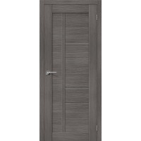 Межкомнатная дверь Эко-Шпон Порта-26 Grey Veralinga
