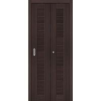 Межкомнатная складная дверь Порта-21 Wenge Veralinga