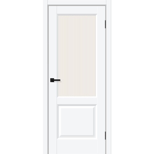 Неоклассик-33 цвет White Silk, стекло Magic Moru, покрытие ПЭТ, размер 200*80 см.