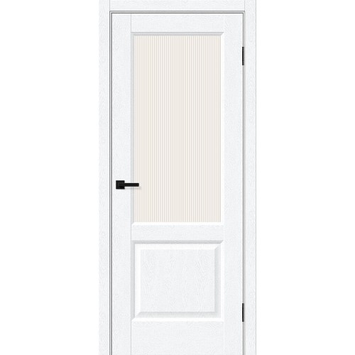 Неоклассик-33 цвет White Silkwood, стекло Magic Moru, покрытие ПЭТ, размер 200*80 см.