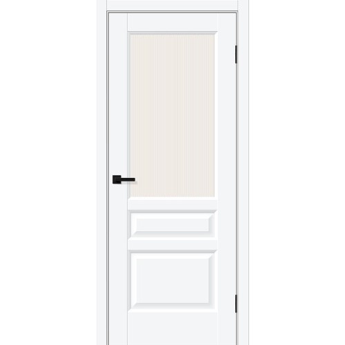 Неоклассик-35 цвет White Silk, стекло Magic Moru, покрытие ПЭТ, размер 200*80 см.