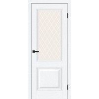 Классик-13 цвет White Silkwood, стекло White Сrystal, покрытие ПЭТ, размер 200*80 см.