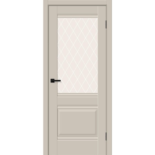 Прима-3 цвет Cream Silk, стекло White Сrystal, покрытие ПЭТ, размер 200*80 см.