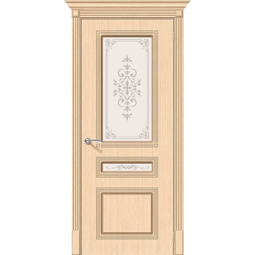 Стиль цвет Ф-22 (БелДуб), стекло Худ., покрытие Шпон, размер 200*80 см.