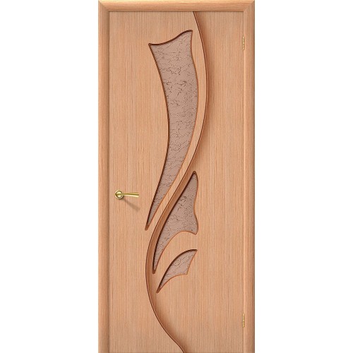 Эксклюзив цвет Ф-05 (Дуб), стекло Риф., покрытие Шпон, размер 200*80 см.