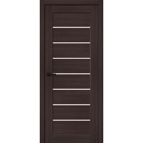 Браво-22 цвет Wenge Melinga, стекло Magic Fog, покрытие Эко-шпон, размер 200*80 см.