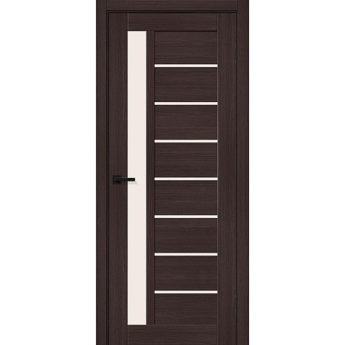 Браво-27 цвет Wenge Melinga, стекло Magic Fog, покрытие Эко-шпон, размер 200*80 см.