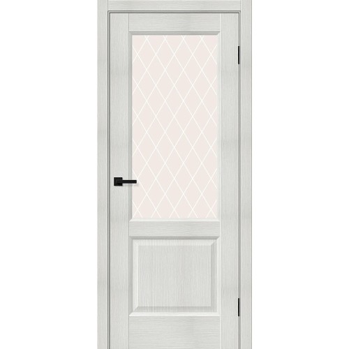 Неоклассик-33 цвет Bianco Melinga, стекло White Сrystal, покрытие Эко-шпон, размер 200*80 см.